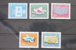 Schweiz 731-735 Postfrisch Pro Patria #WK261 - Autres & Non Classés
