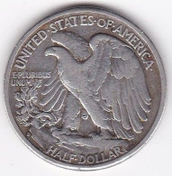 Etats-Unis. Half Dollar 1943 D Denver. Walking Liberty. En Argent - 1916-1947: Liberty Walking