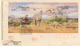 Australië 1993, FDC Unused, Stamp & Coin Show Sydney, Dinosaurs - Primo Giorno D'emissione (FDC)