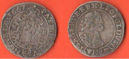 Ungheria 6 Krajczar 1667 KB Hungary Ungarien Hongrie K 164 - Hongrie