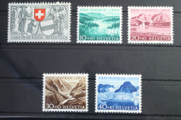 Schweiz 570-574 Postfrisch Pro Patria #WK368 - Other & Unclassified