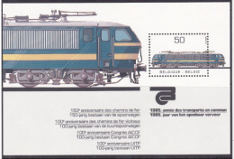 1985 Bloc 61 - Openbaar Vervoer-Transports Publics - Locomotief - Locomotive électrique - MNH - 1961-2001