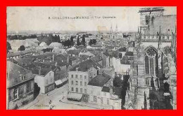 4 CPA (51) CHÂLONS-sur-MARNE. Vue Générale / Place De La République / Le Quartier Forgeot / Notre-Dame De L'Epine. *9100 - Châlons-sur-Marne