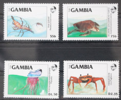 Gambia 544-547 Postfrisch Meerestiere #WW726 - Gambie (1965-...)