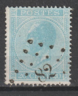 N° 18 Lp. 82  Chimay - 1865-1866 Profile Left