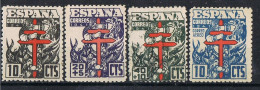 Serie Completa Pro Tuberculosos ESPAÑA 1941, Edifil Nu, 948-951 **/º - Neufs