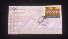 D) 2008, UNITED NATIONS, FIRST DAY COVER, ISSUE, XXIX OLYMPIC GAMES BEIJING, GAMES FOR PEACE, 42c, FDC - Andere & Zonder Classificatie