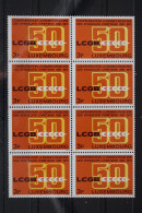Luxemburg 827 Postfrisch Als Achterblock #WV262 - Other & Unclassified
