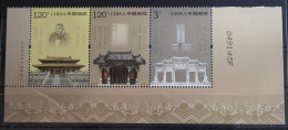 China Volksrepublik 4187-4189 Postfrisch Dreierstreifen #FO541 - Andere & Zonder Classificatie