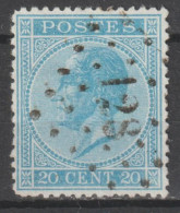 N° 18 Lp. 128  Fleurus - 1865-1866 Profiel Links