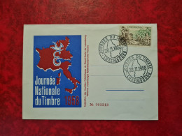LETTRE / CARTE Luxembourg 1958 JOURNEE DU TIMBRE - Autres & Non Classés