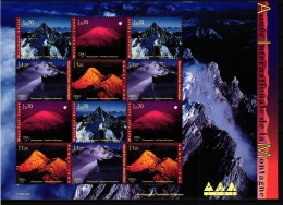 UNO Genf Kleinbogen 440-443 Postfrisch Berge #GW779 - Sonstige & Ohne Zuordnung