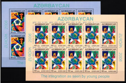 Aserbaidschan Kleinbögen 638-639 A Postfrisch CEPT 2006 #GW546 - Other & Unclassified