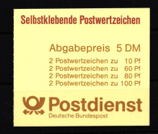 BRD MH 27 I Postfrisch Selbstklebende SWK #HT255 - Autres & Non Classés