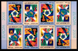 Aserbaidschan Markenheftchenbogen D 638-639 Postfrisch CEPT 2006 #GU426 - Autres & Non Classés