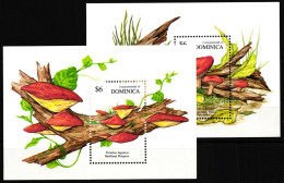 Dominica Block 182 Und 183 Postfrisch Pilze #HQ649 - Dominica (1978-...)