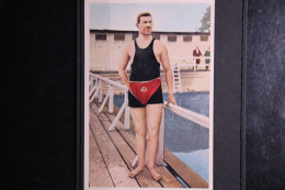 Sammelkarte Olympia 1936 C.Rausch Schwimmer #FZ491 - Autres & Non Classés