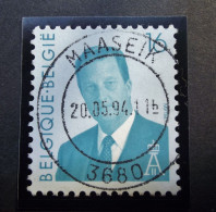 Belgie Belgique - 1994 - OPB/COB N°  2535 (1 Value ) - Koning Albert II - Type MVTM  Obl. Maaseik - Gebraucht