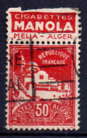 Algérie - 1927 - Mosquée De La Pêcherie -  Avec Bande Pub  - N° 79Ab - Oblit - Used - Oblitérés