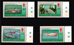 Falklandinseln 588-591 Postfrisch Tiere Fische #HD823 - Falkland Islands