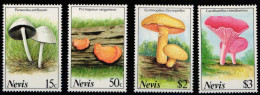 Nevis 475-478 Postfrisch Pilze #HQ459 - St.Kitts And Nevis ( 1983-...)