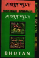 Bhutan 569-574 Und Block 61 Und 62 Postfrisch Pilze #HQ486 - Bhutan