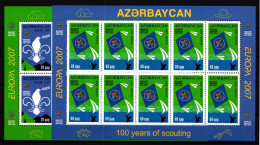 Aserbaidschan Kleinbögen 679-680 A Postfrisch CEPT 2007 #GW528 - Other & Unclassified