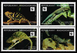 Madagaskar 2313-2316 Postfrisch Viererblock / WWF #HQ573 - Madagascar (1960-...)