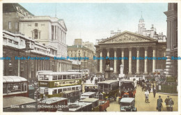 R630491 London. Bank And Royal Exchange. Valentine. Carbo Colour - Sonstige & Ohne Zuordnung