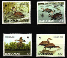 Bahamas 672-675 Postfrisch WWF #HQ604 - Bahama's (1973-...)