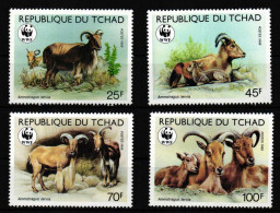 Tschad 1171-1174 Postfrisch WWF #HQ610 - Ciad (1960-...)