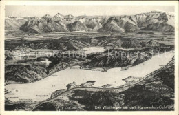 71919317 Woerthersee Panoramakarte Mit Karawanken Gebirge Woerthersee - Sonstige & Ohne Zuordnung