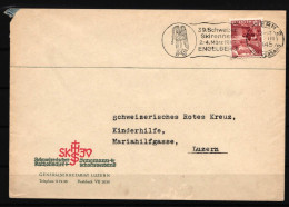 Schweiz Brief Mit Werbestempel Skirennen Engelberg Olympische Spiele 1928 #IE358 - Other & Unclassified