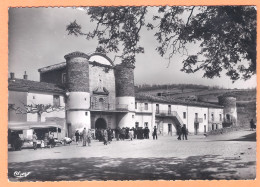 Ppgf/ CPSM Grand Format - LOIRE - STE CROIX EN JAREZ - CHARTREUSE DE STE CROIX ET LA PLACE - Animation Commerce Ambulant - Sonstige & Ohne Zuordnung