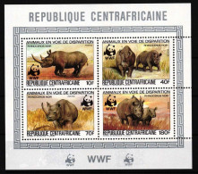 Zentralafrikanische Republik 985-988 Postfrisch Kleinbogen / WWF #HQ585 - Zentralafrik. Republik