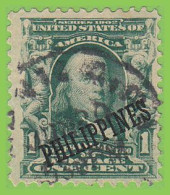 Voyo USA PHILIPPINES 1c 1899 Mi#PH 207  (o) Used - Washington - Filippijnen