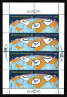 Makedonien 458 Und 459 Postfrisch Zusammendruckbogen / CEPT #HQ775 - Nordmazedonien