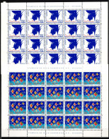 San Marino 1523 Und 1524 Postfrisch Kleinbogensatz / Kunst #HQ791 - Sonstige & Ohne Zuordnung