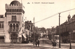 CPA N° 16 CALAIS " Boulevard Jacquard" Cinéma Alambra. Editeur: Cie Alsaciennes Des Arts Photomécaniques. Strasbourg. - Calais