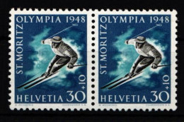 Schweiz 495 IV Postfrisch Plattenfehler Olympische Winterspiele 1948 #IE464 - Other & Unclassified