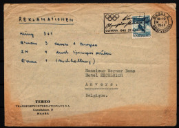 Schweiz 504 Auf Brief Werbestempel Olympische Winterspiele 1948 #IE480 - Other & Unclassified