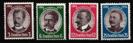 Deutsches Reich 540-543 Postfrisch #IE542 - Andere & Zonder Classificatie