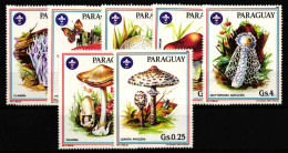 Paraguay 3950-3956 Postfrisch Pilze #HQ983 - Paraguay