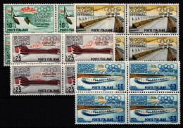 Italien 958-961 Postfrisch Als Viererblock Olympische Winterspiele 1956 #IE508 - Autres & Non Classés