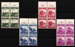 Deutsches Reich 580-583 Postfrisch Als Viererblock Mit Oberrand #IE634 - Andere & Zonder Classificatie