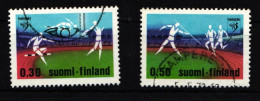 Finnland 693-694 Gestempelt Leichtathletik-Europameisterschaften #IQ829 - Autres & Non Classés