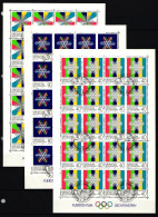 Liechtenstein 834-836 Gestempelt Kleinbogensatz Mit Ersttagsstempel #IH767 - Sonstige & Ohne Zuordnung