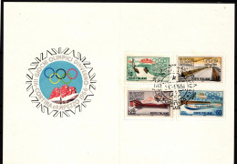 Italien 958-961 Gestempelt Im Geschenkheft Olympische Winterspiele 1956 #IE509 - Autres & Non Classés