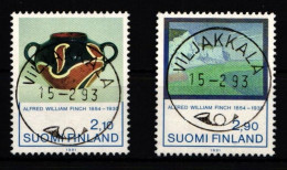 Finnland 1146-1147 Gestempelt Kunstwerke Von Alfred William Finch #IQ906 - Otros & Sin Clasificación