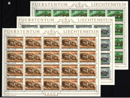 Liechtenstein 868-870 Postfrisch Kleinbogensatz / Klöster #IH784 - Andere & Zonder Classificatie